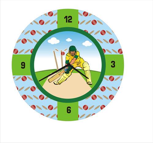 Personalised Cricket Clock THEME PARTIES Pretty UR Party Default Title  