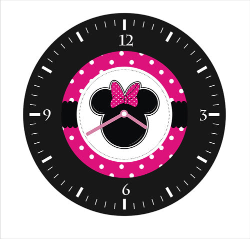 Minnie Mouse Personalised Clocks | Minnie Mouse return gifts – PRETTY ...