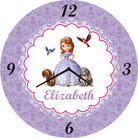 Personalised Sofia the first Enchanted Garden Party Clock THEME PARTIES Pretty UR Party   