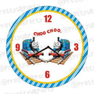 Personalised Thomas the Train Clock THEME PARTIES Pretty UR Party Default Title  