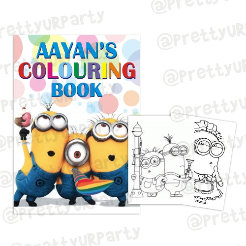 Despicable Me Minions Colouring Book – PRETTY UR PARTY