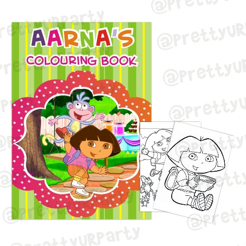 Dora the Explorer Colouring Book ??? PRETTY UR PARTY