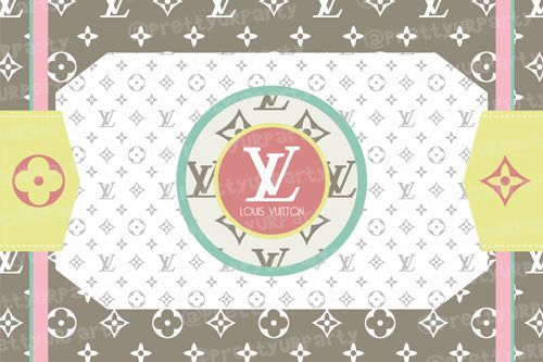 LV design Placemats TABLEWARE Pretty UR Party Set of 6 without Coasters  