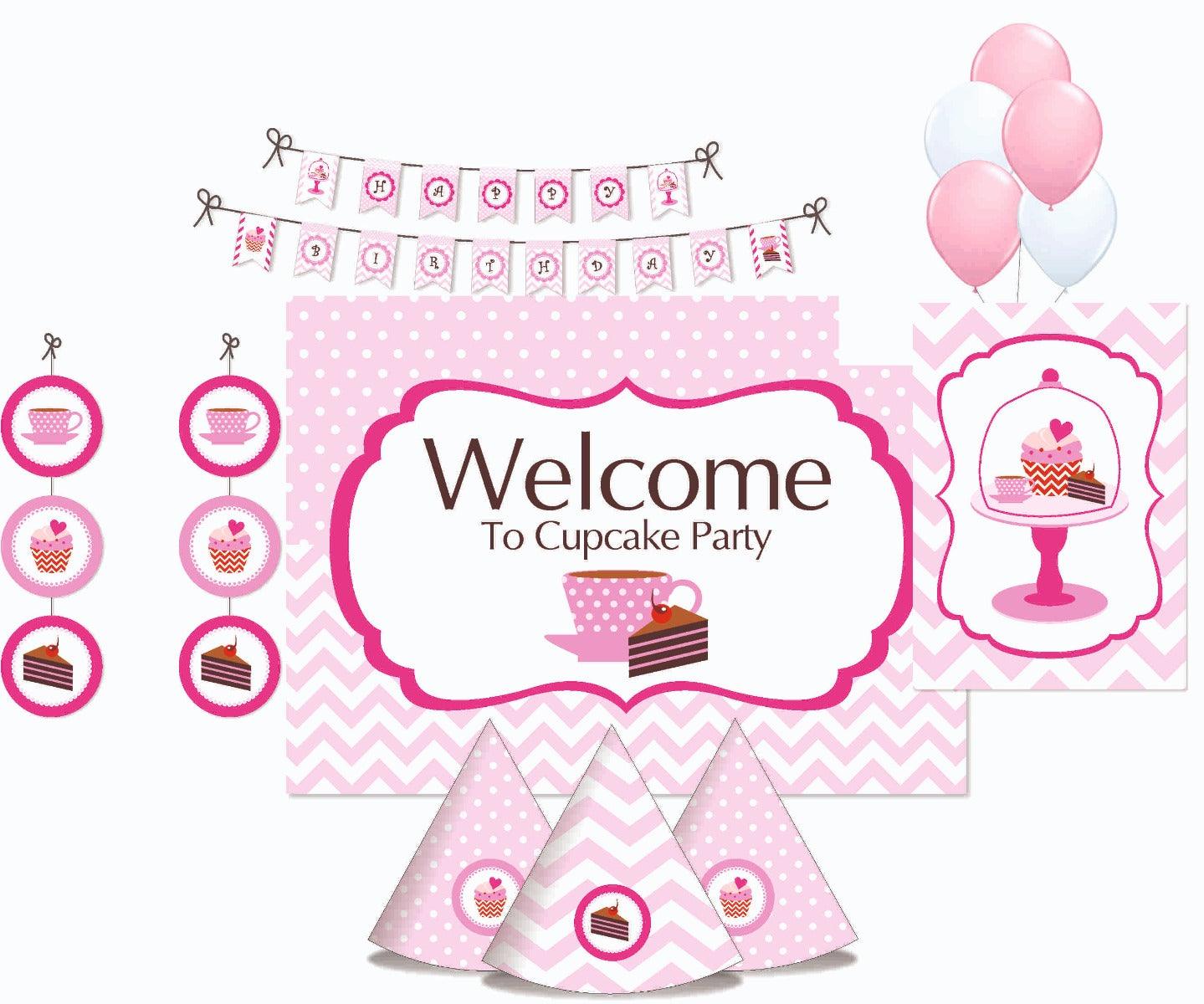 Cupcake Party Decorations Package - 70 pieces Combo PACKAGES Pretty UR Party Default Title  