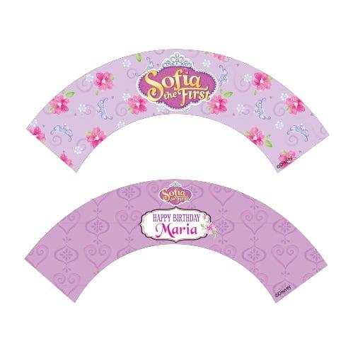 Sofia the first Enchanted Garden Party Cupcake Wrappers THEME PARTIES Pretty UR Party Default Title  