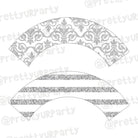 25th Anniversary Theme Cupcake Wrappers ALL PARTY SUPPLIES Pretty UR Party Default Title  