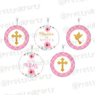 Baptism Pink Theme Danglers ALL PARTY SUPPLIES Pretty UR Party Default Title  