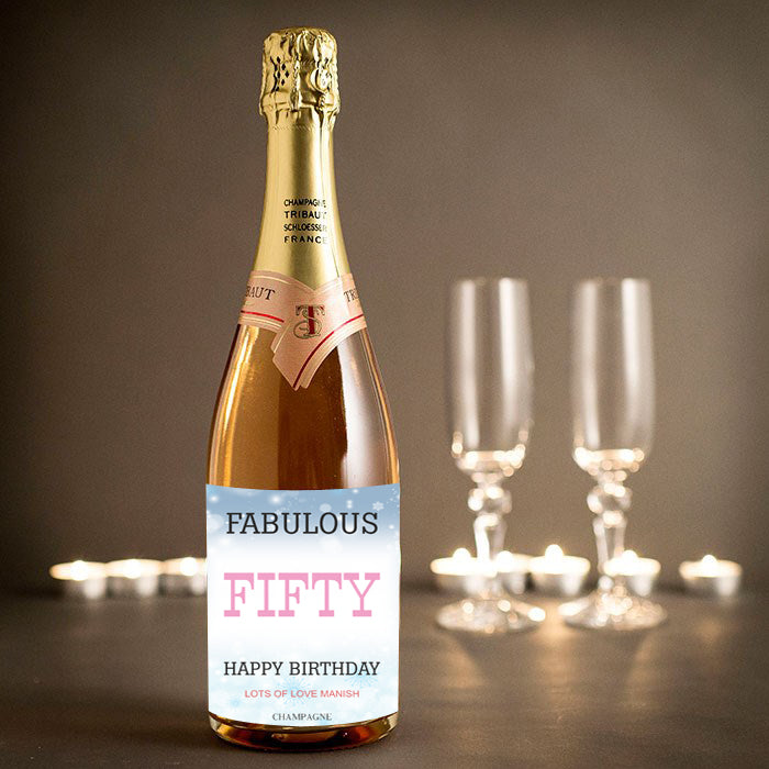 Personalised Champagne / Wine Label GIFT FOR ALL Pretty UR Party   