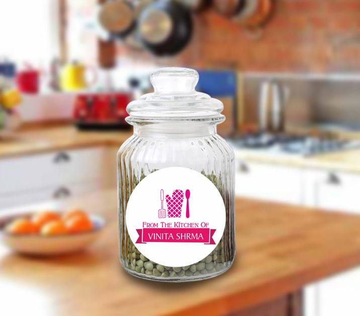 Personalized Designer Kitchen Label Set (Pack of 15) GIFT FOR ALL Pretty UR Party   