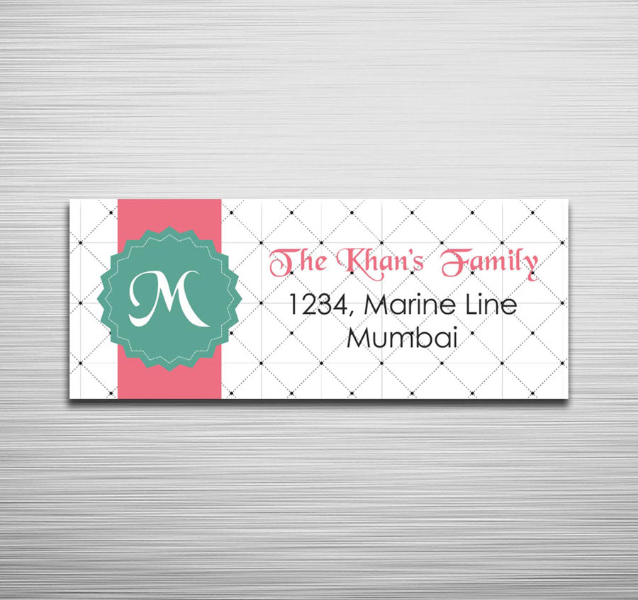 Address Label GIFT FOR ALL Pretty UR Party Black  