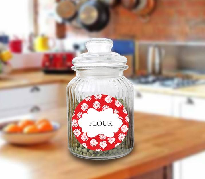 Personalized Small Flower Kitchen Label (Pack of 15) GIFT FOR ALL Pretty UR Party   