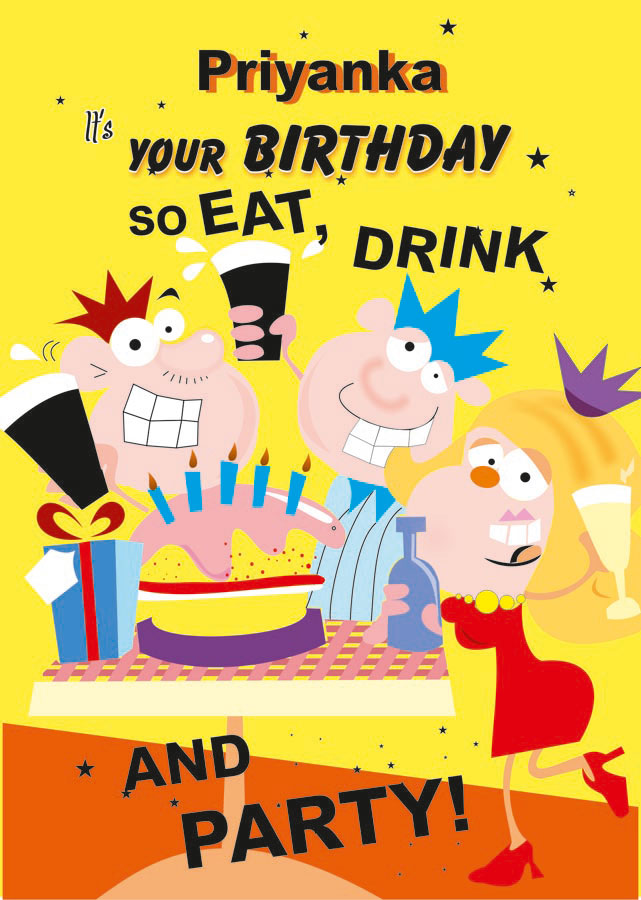 Funny Card GIFT FOR ALL Pretty UR Party   