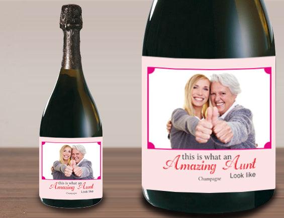Personalised Champagne / Wine Label GIFT FOR ALL Pretty UR Party   
