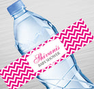 Designer Chevron Water Label GIFT FOR ALL Pretty UR Party   