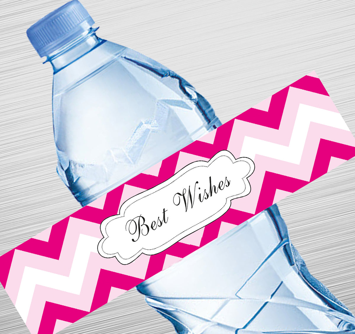 Large Chevron Design Water Label GIFT FOR ALL Pretty UR Party Default Title  