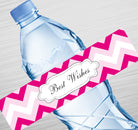 Large Chevron Design Water Label GIFT FOR ALL Pretty UR Party Default Title  