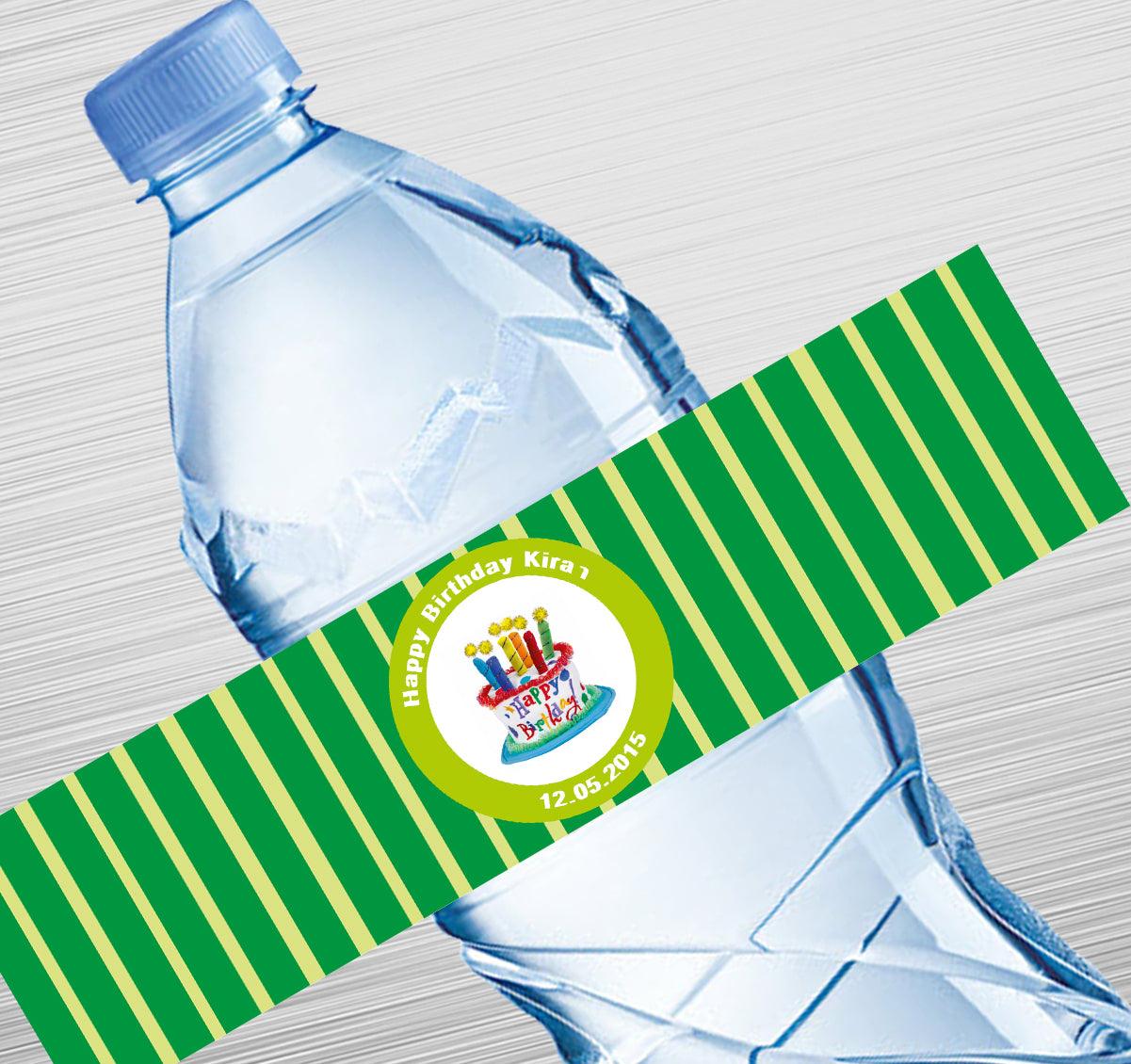 Happy Birthday Design Water Label GIFT FOR ALL Pretty UR Party   