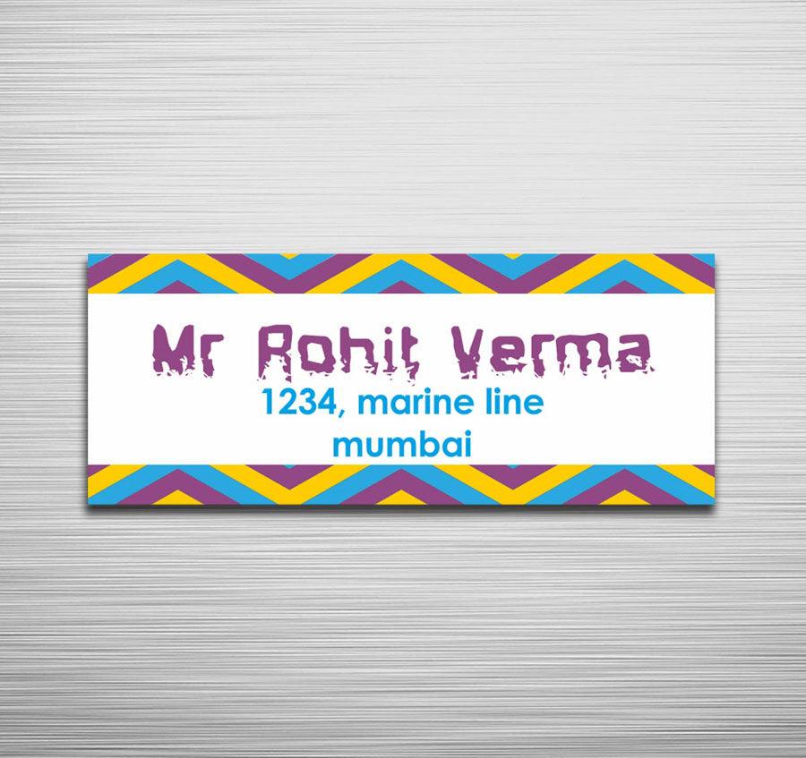 Address Label GIFT FOR ALL Pretty UR Party Cyan  