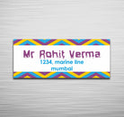 Address Label GIFT FOR ALL Pretty UR Party Cyan  