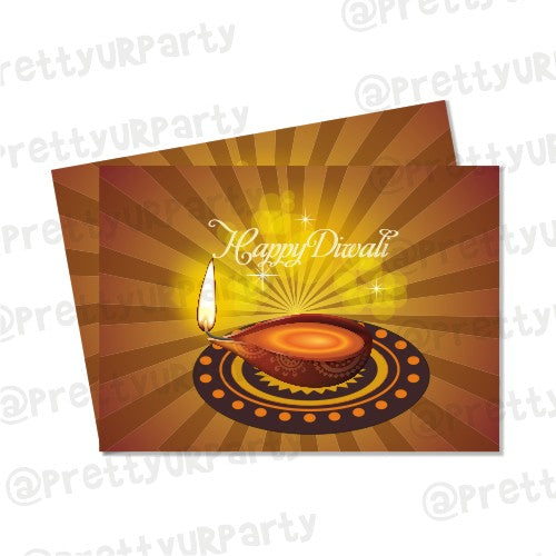 Diwali Greeting Cards 02 ALL PARTY SUPPLIES Pretty UR Party   