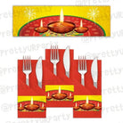 Diwali 01 Napkin Rings ALL PARTY SUPPLIES Pretty UR Party Default Title  