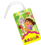 Dora the explorer Theme Luggage Tags PERSONALISED Pretty UR Party   