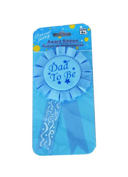 Dad to be Rosette Badge BABY SHOWER Pretty UR Party   