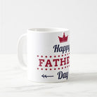 Fathers Day Happy Fathers Day with Crown Mug ALL PARTY SUPPLIES Pretty UR Party   