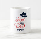 Fathers Day I Love My Dad with Goggles and Hat Mug ALL PARTY SUPPLIES Pretty UR Party   