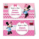 Minnie Mouse Food Labels THEME PARTIES Pretty UR Party Default Title  