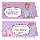 Sofia the first Enchanted Garden Party Food Labels THEME PARTIES Pretty UR Party Default Title  
