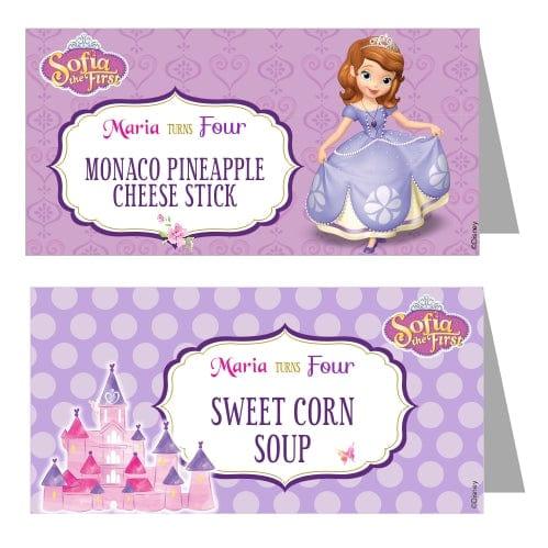 Sofia the first Enchanted Garden Party Food Labels THEME PARTIES Pretty UR Party Default Title  