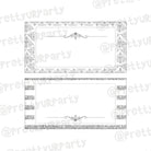 25th Anniversary Theme Food Labels / Buffet Table Cards ALL PARTY SUPPLIES Pretty UR Party   