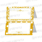 50th Anniversary Theme Food Labels / Buffet Table Cards ALL PARTY SUPPLIES Pretty UR Party   