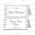 25th Anniversary Theme Food Labels / Buffet Table Cards ALL PARTY SUPPLIES Pretty UR Party   