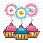 Garden Party Theme Cupcake / Food Toppers THEME PARTIES Pretty UR Party   