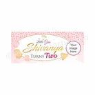 Personalized Gem and Glitter Theme Banner 30in ALL PARTY SUPPLIES Pretty UR Party   