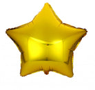 Chrome Gold Star Foil Balloons 19in