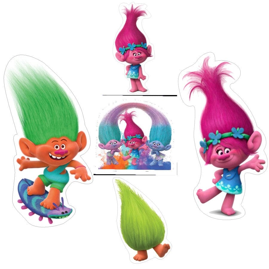 Trolls Theme Cutouts – PRETTY UR PARTY