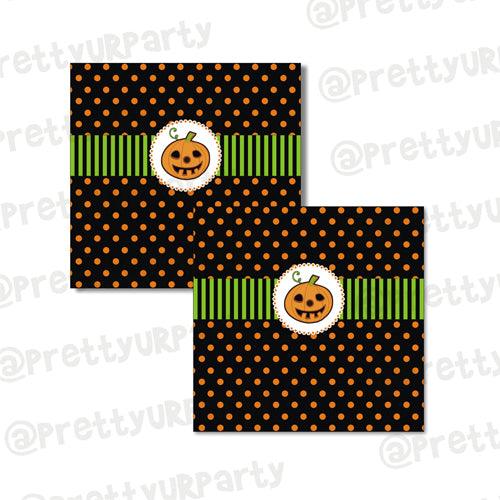 Halloween 01 Cupcake / Food Toppers ALL PARTY SUPPLIES Pretty UR Party Default Title  