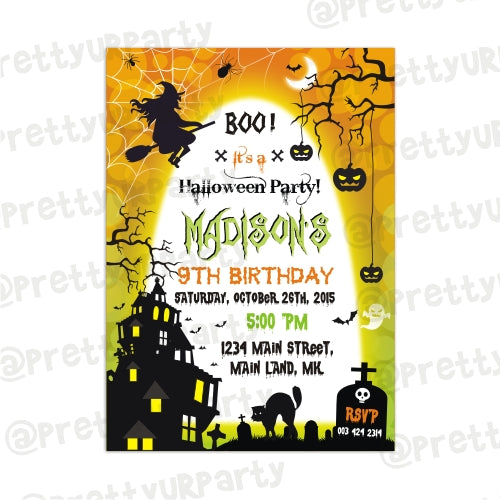 Halloween 03 Invitations ALL PARTY SUPPLIES Pretty UR Party Default Title  