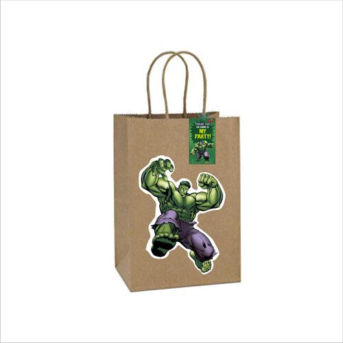 Hulk Gift Bags - Pack of 10 ACCESSORIES Pretty UR Party   