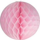 Pink Honeycomb Balls - 25 cm DECORATIONS Pretty UR Party   