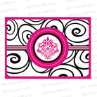 Hot Pink Damask Table Mats BABY SHOWER Pretty UR Party Default Title  