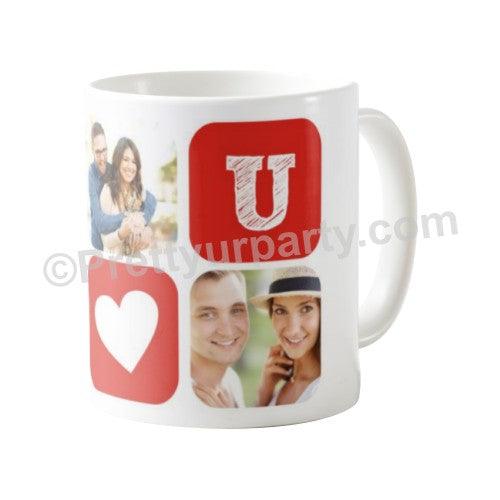 Happy Valentines Day I Love You Photo Mug ALL PARTY SUPPLIES Pretty UR Party   