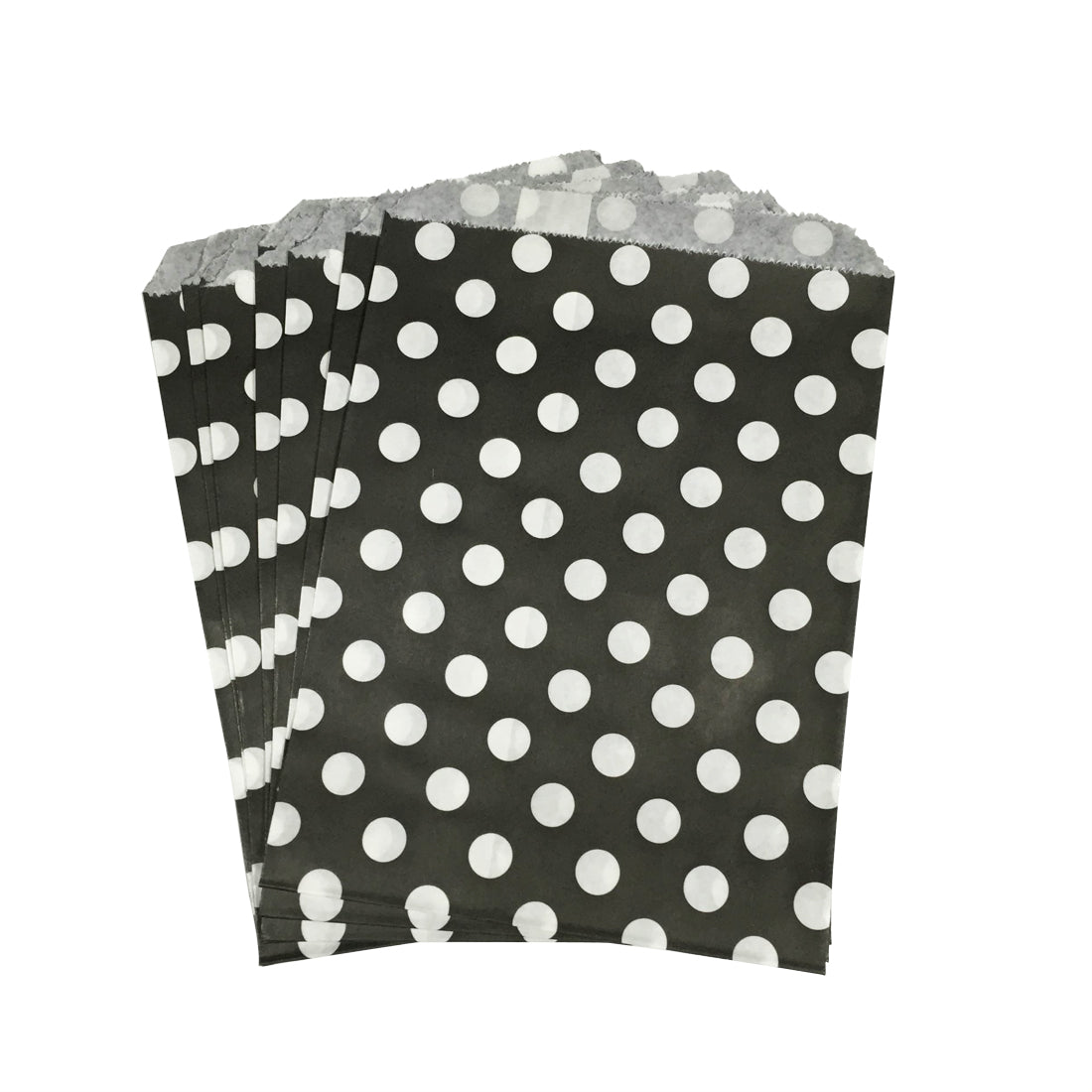 Black Polka Dot Favor Bag ACCESSORIES Pretty UR Party   