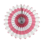 Light Pink Stripes Paper Fans ALL PARTY SUPPLIES Pretty UR Party   