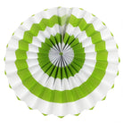 Light Green Stripes Paper Fans ALL PARTY SUPPLIES Pretty UR Party   