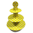 Yellow Polka Dots Cupcake Stands ALL PARTY SUPPLIES Pretty UR Party   