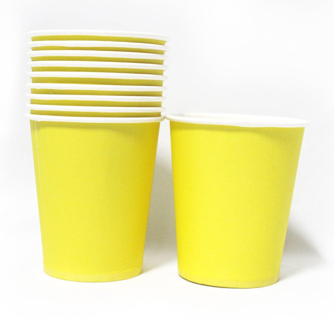 Yellow Paper Cups - pack of 10 – PRETTY UR PARTY